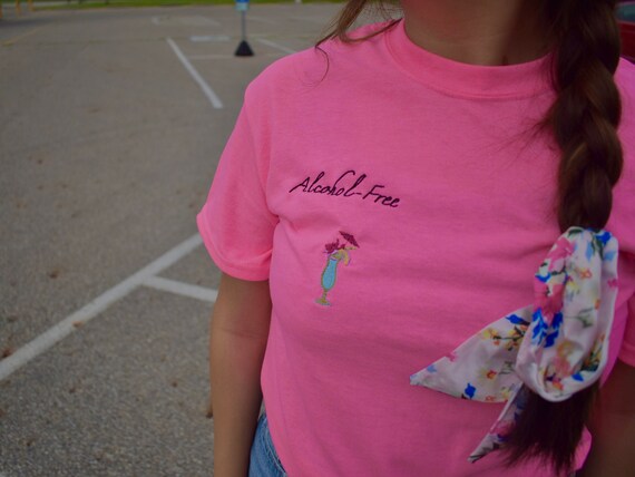 Twice alcohol Free Embroidered T-shirt 