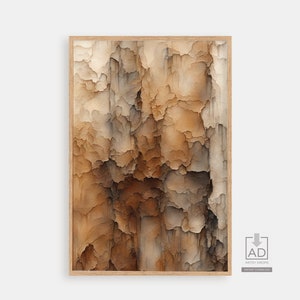 Abstract Earth Tones Digital Art Print Wall Decor Modern Watercolor Printable Art Neutral Color Art Earthy Wall Art