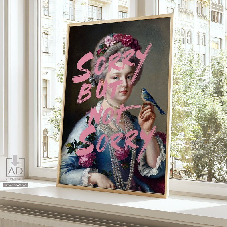 a painting of a woman with a bird on her hand