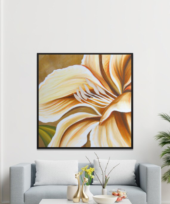 Floral Wall Art | Print Floral | Square Print | Square Printable | Print Modern | Floral Abstract | 150