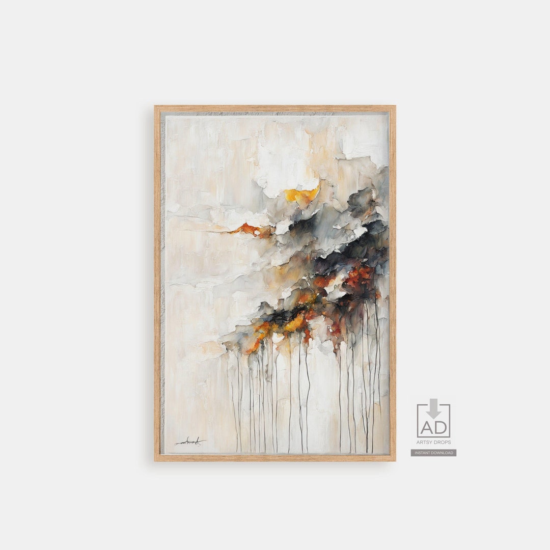 Abstract Wall Art Print, Modern Digital Download, Contemporary Home