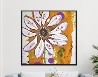 Floral Instant Art - Printable Wall Decor - Contemporary - Floral Wall Art - Botanical Print - INSTANT DOWNLOAD - Flower Print -Ai-Generated