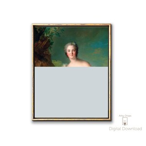 Ritratto d'epoca alterato dipinto - Arte stampabile e scaricabile per gli amanti dell'arte alterata
