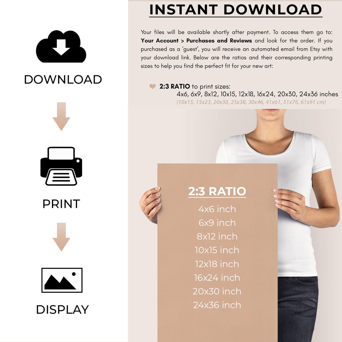 Colorful Abstract Leaf Art, Digital Download, Modern Art Print, Vibrant