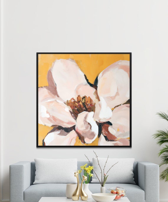 Floral Wall Art | Print Floral | Square Print | Square Printable | Print Modern | Floral Abstract | 134