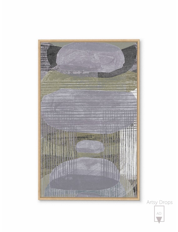 Contemporary Abstract Wall Art - Downloadable Modern Line Print for Home Decor