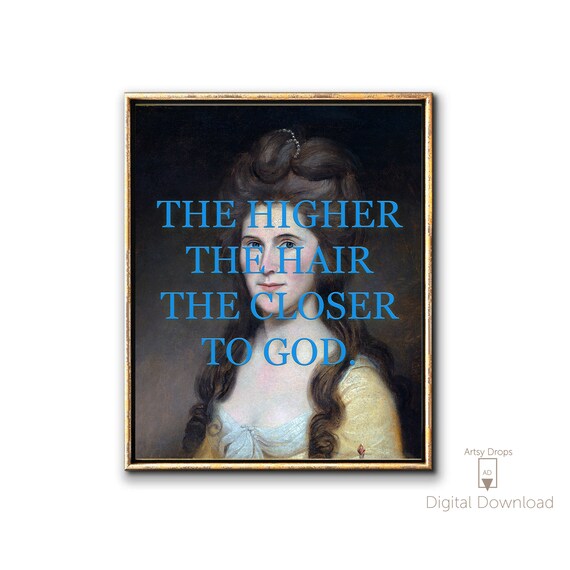 Funny Quote Prints | Vintage Art Print| | Funny Quote Printable | Funny Art Print | Funny Art | Funny Art Poster | Altered Portrait
