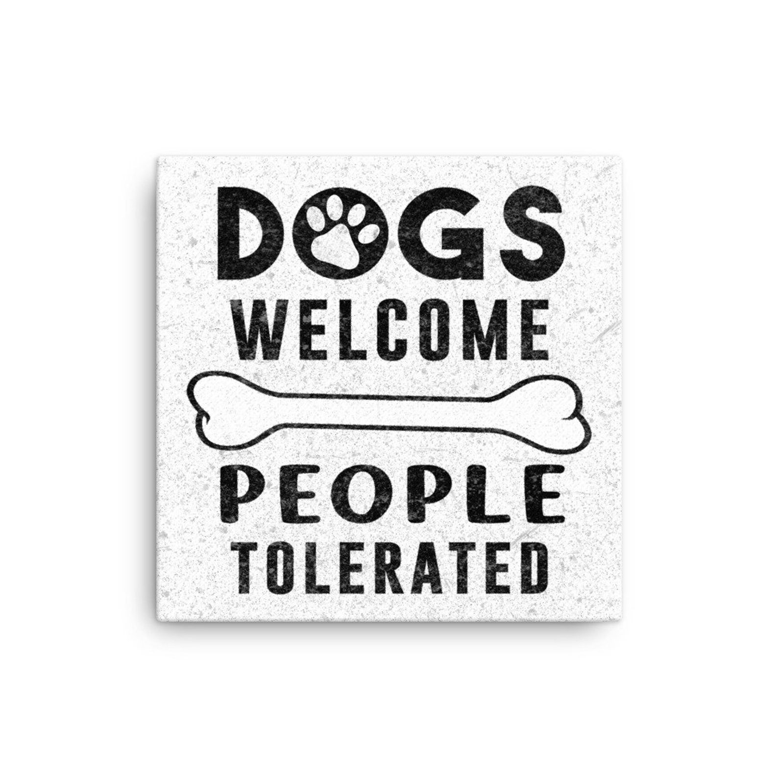 Funny Dog Canvas Wall Art Funny Dog Decor Canvas for Dogs Etsy