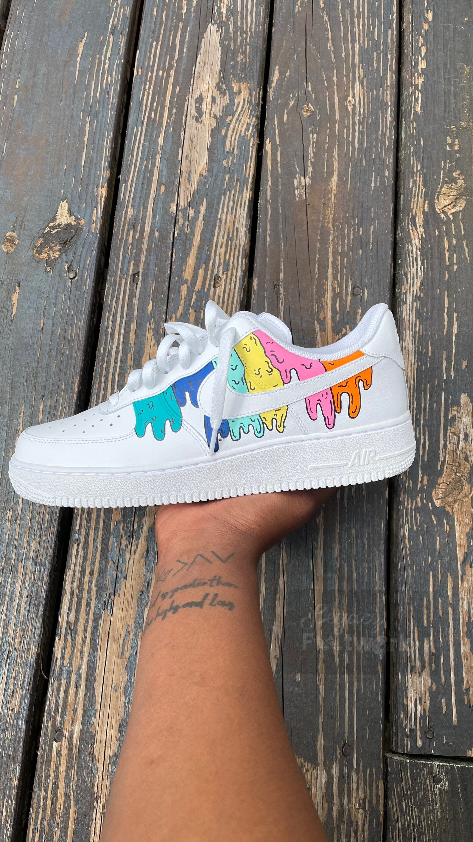 custom slime air force 1