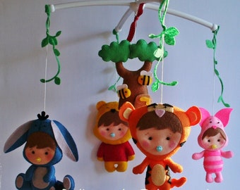 Winnie The Pooh Mobile Etsy