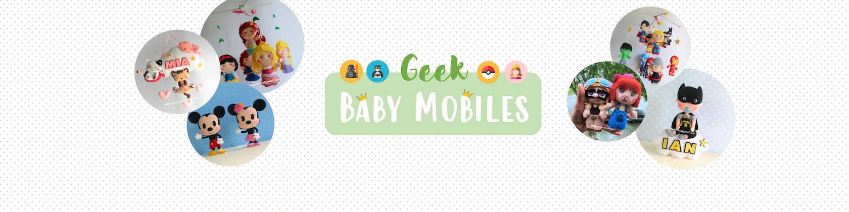 ドローイング『Baby Mobile』 ドローイング『Baby Mobile』（Cot Baby Mobile - Ice Cream and