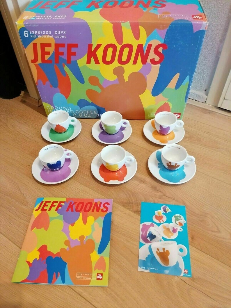 Jeff Koons ILLY Collection 2001 Espresso Cups Original Etsy