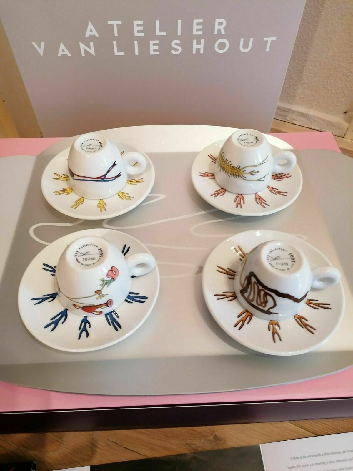 ILLY Collection Atelier Van Lieshout 2005 Espresso Cups Etsy