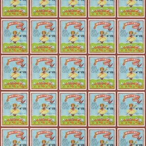 Blotter art/Little Bo-Peep Lady crackers(firecrackers) 500-tab sheet 7 inch by 8.5 inch
