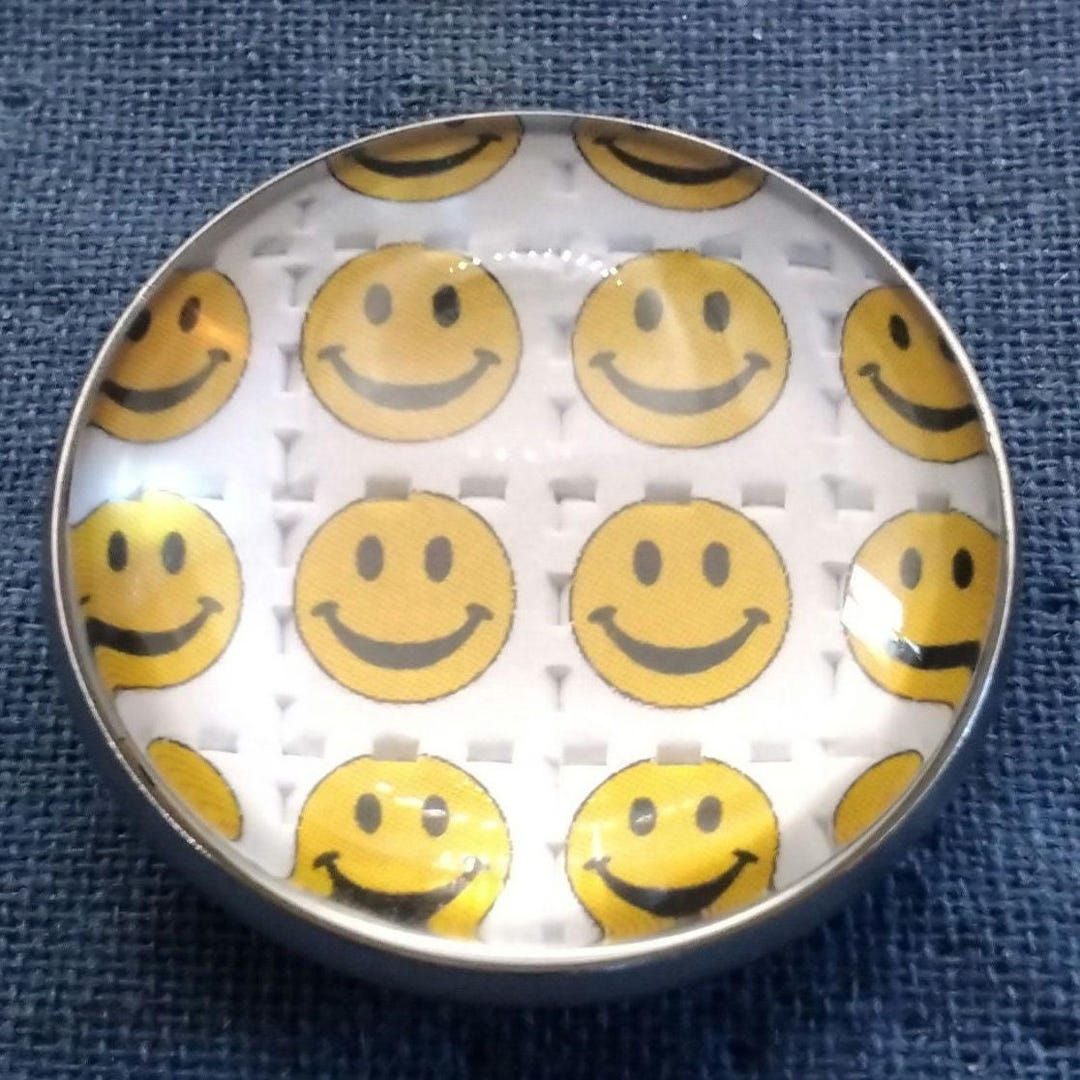 Smiley Botter Smiley Face Blotter Art Pin 1 Inch Diameter - Etsy