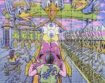 LE Blotter Art by Droid25 /Play Land 100-tab sheet 2.5 inch by 2.5 inch
