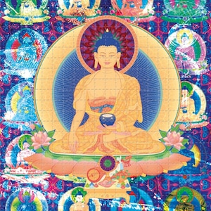 Blotter art/Psychedelic Buddha 500-tab sheet 7 inch by 8.5 inch