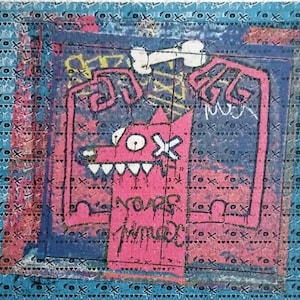 Blotter art/Red Dog Street art 900-tab sheet 7.5 inch by 7.5 inch/Rare blotter