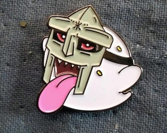 Hip-hop Rap enamel mini pin (1 inch X 1 inch):Inspired by MF Doom