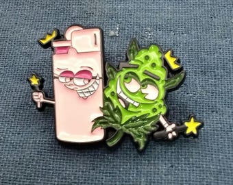 Cute Bud Fairy enamel mini pin (1.15 inch X 0.90 inch)