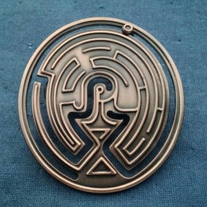 EDM Pretty Lights Forever Lost 3d Maze pin 2 inch diameter