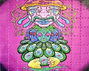 Psychedelic Blotter Art // ॐॐ BUDDHA XX ॐॐ // 500 Hits 21.5 Cm
