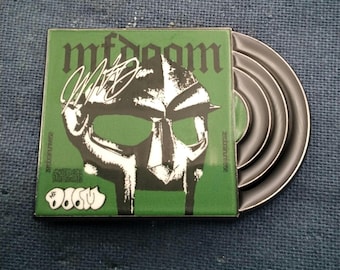 Hip-hop Rap record enamel pin (1.5 inch X 1.25 inch):Inspired by MF Doom