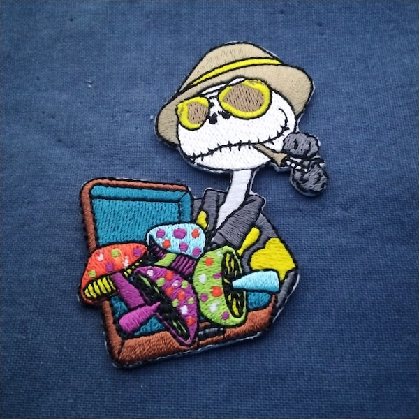 Hunter S Thompson Jack patch 2.5 inch by 3 inch