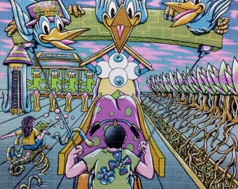 LE Droid25 BlotterArt: 'Swing' 900-tab sheet (7.5 inch X 7.5 inch)