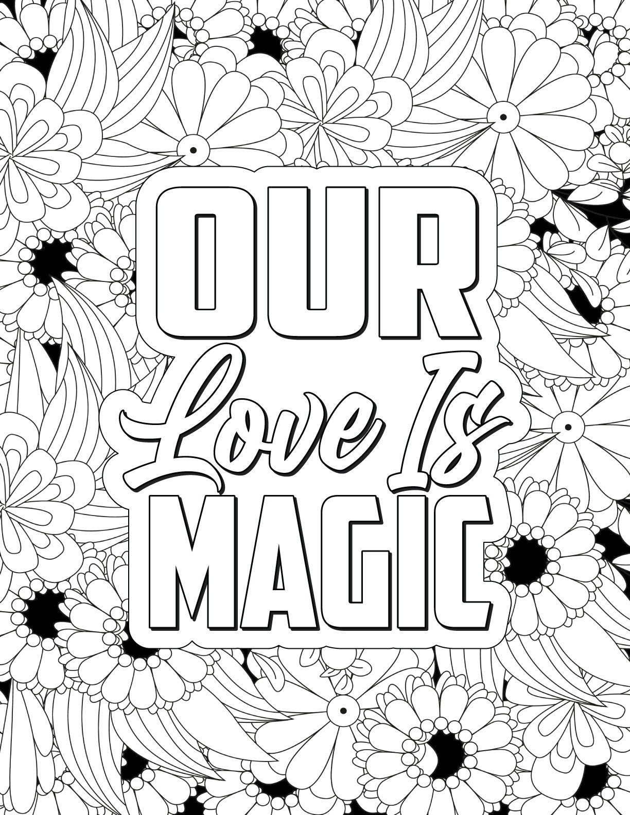 Love Quotes Coloring Pages For Teenagers