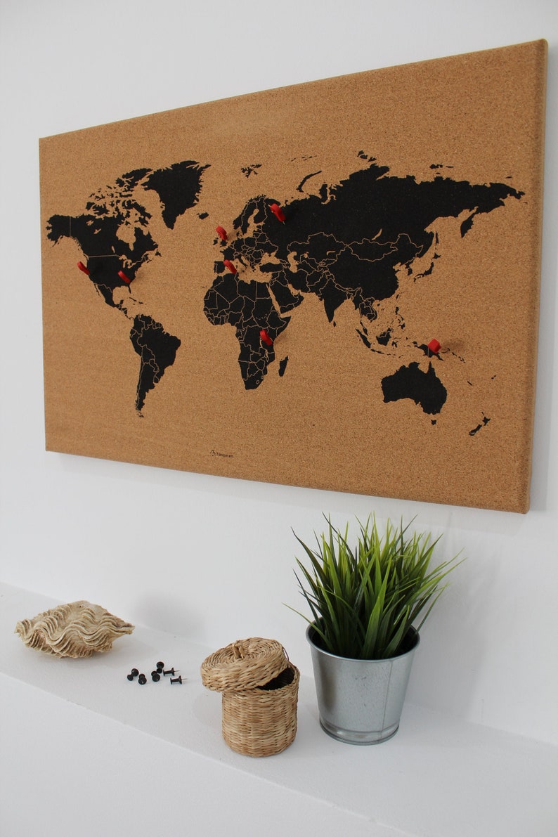 Carte du monde de Cork image 1
