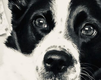 Op maat gemaakte houtgebrande portretten