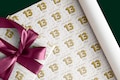 Personalised 13th Birthday Gold Balloon Wrapping Paper | Foil Balloon, Daughter, Granddaughter