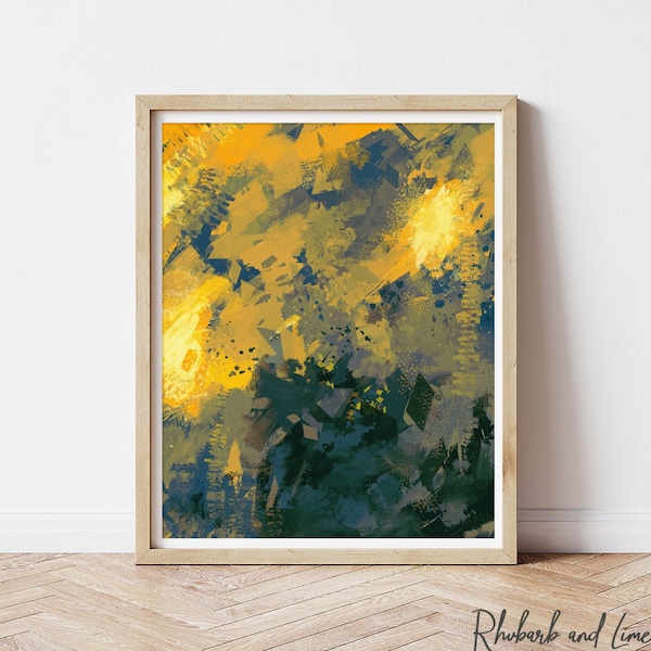 Yellow Gray Decor Etsy UK