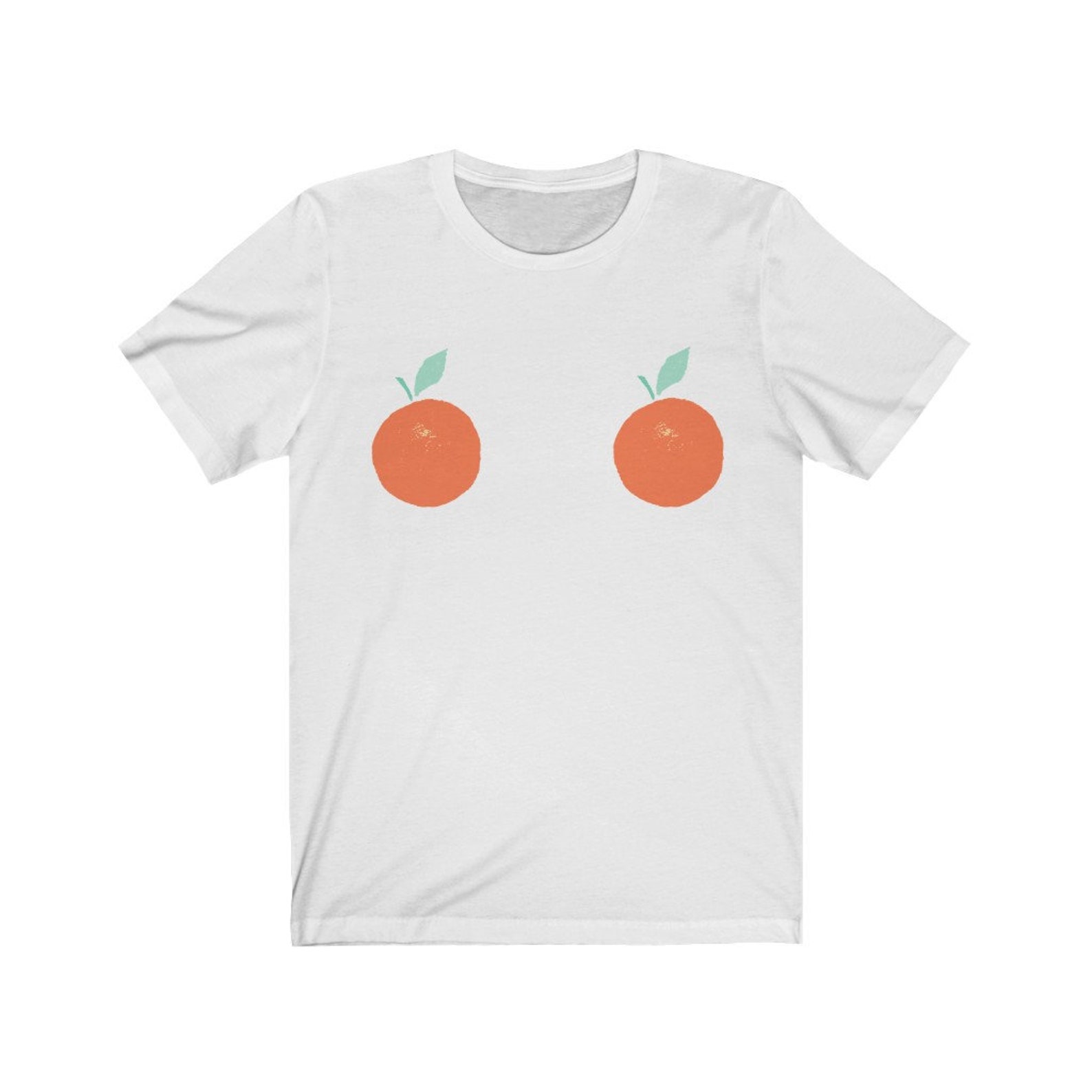 Fruit Boob T-shirt Orange Tangerine Peach Boob Shirt Unisex | Etsy