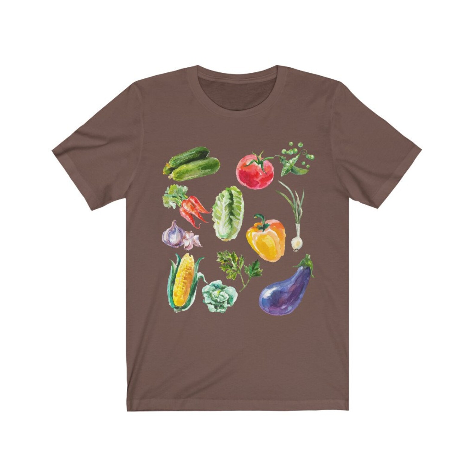 Vegetable Tshirt Veggie Tee Cottagecore Clothing Cute Food Etsy