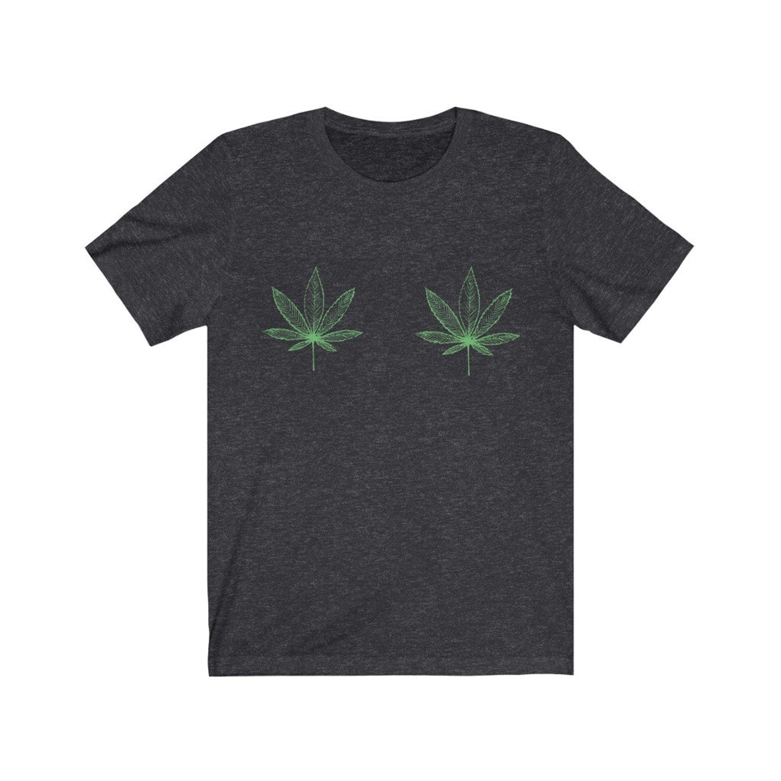 Weed Boob Shirt Marijuana Tee Stoner Clothing Pot Smoker | Etsy Stonerdays Clothing