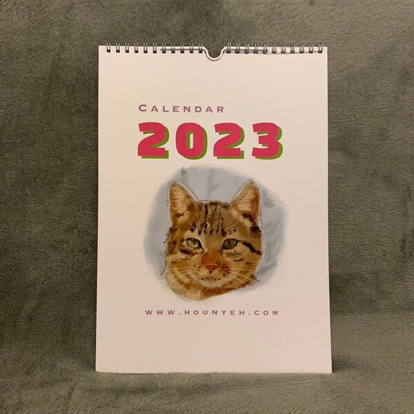 2023 Cat Calendars Etsy