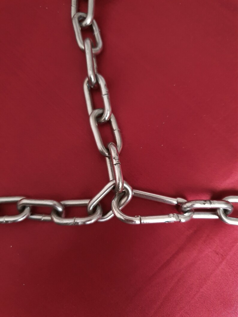 Chain Harness Bodychain BDSM Goth Punk Rock Harness Etsy