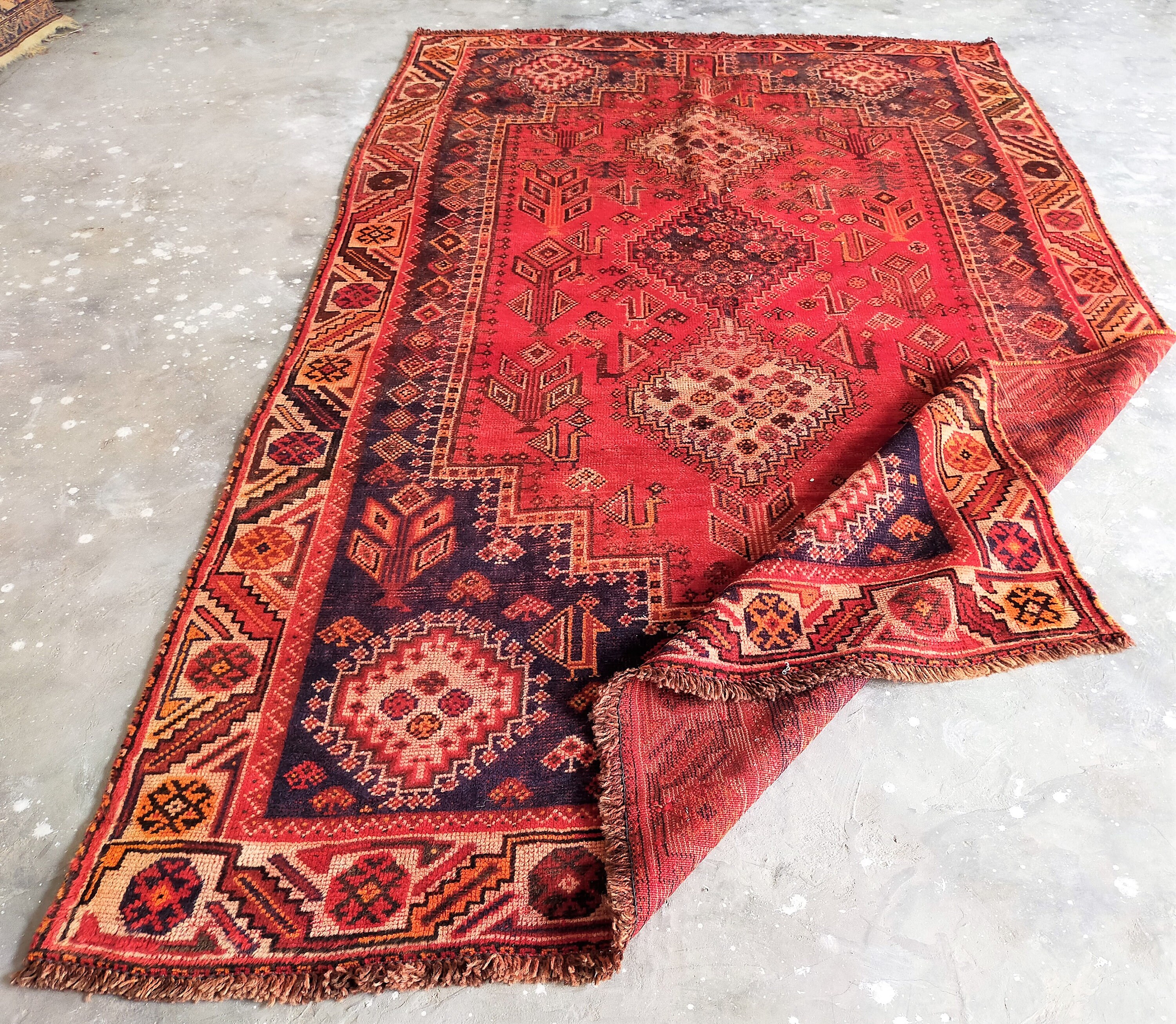 1970s Handgemachte Semi Antik Persisch Orientalische QASHQAI | Etsy