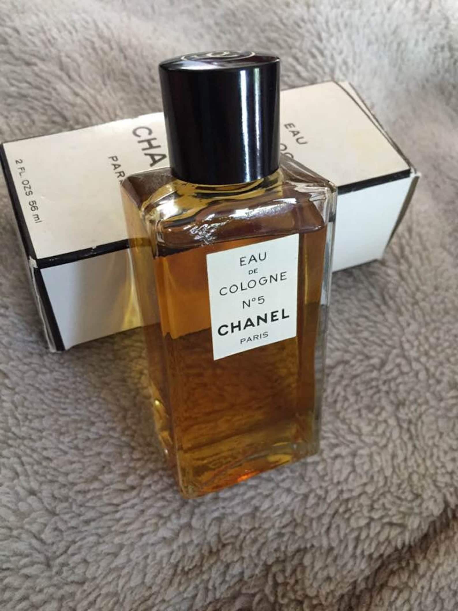 Chanel No 5 Eau de cologne Paris Vintage bottle with original | Etsy