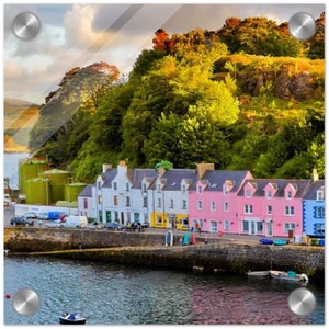 Acrylic Print Portree The Isle of Skye, Scotland.