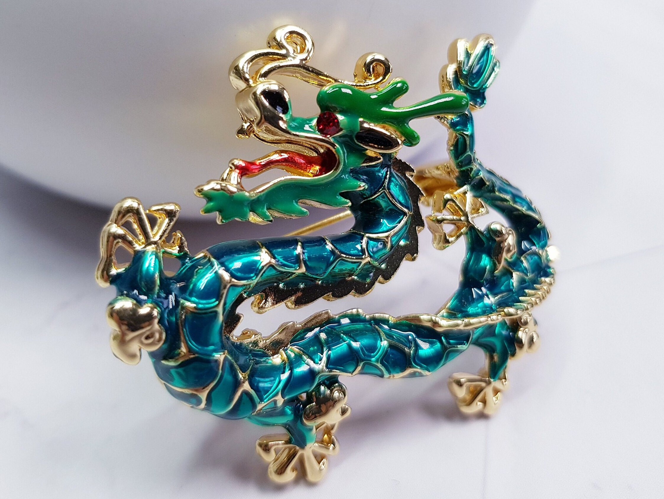 Flying Dragon Brooch Pin For Women And Girls Unique Cartoon - Temu