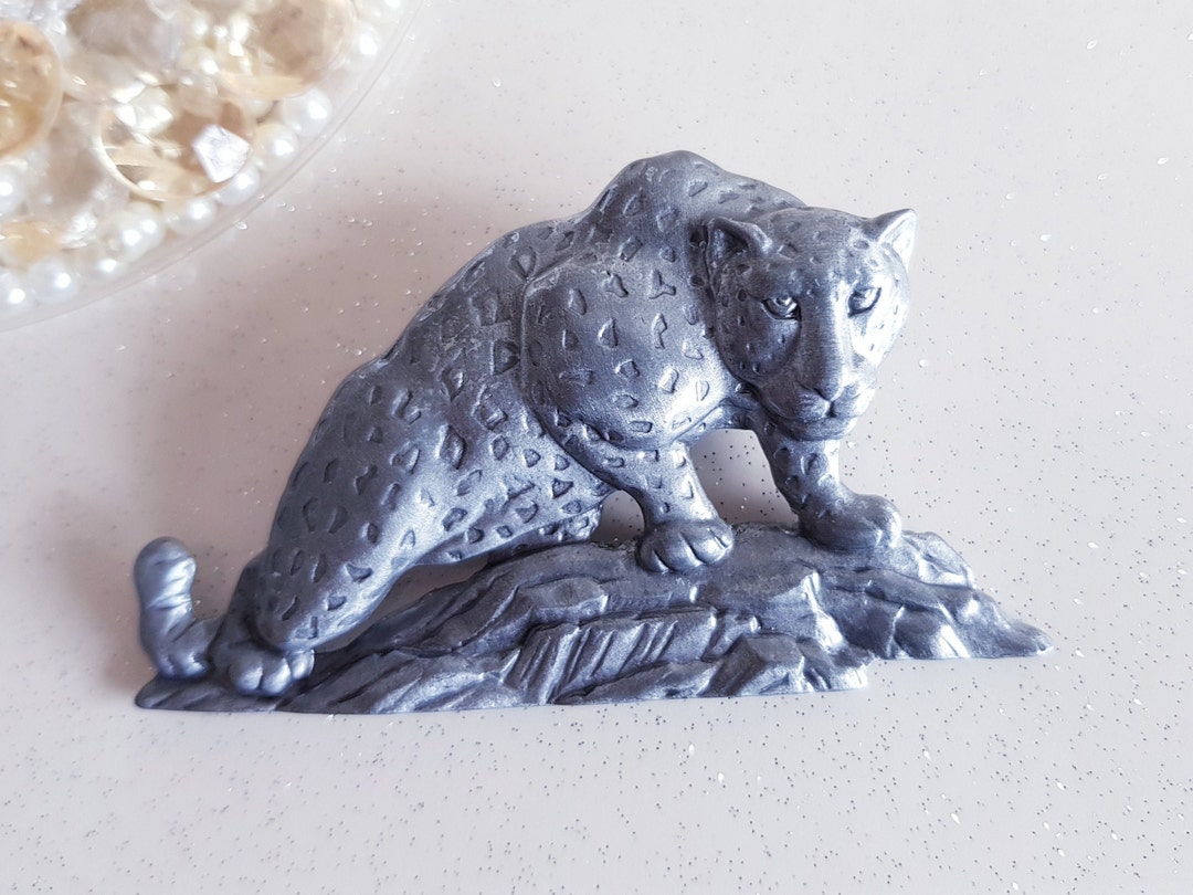 GamTelightpe Broche Léopard Vintage Zircon Brillant Broche