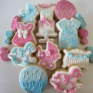 Baby Shower Biscuits Etsy Uk
