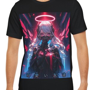 Camiseta Cyberpunk, camiseta de Anime, camiseta de Anime, camiseta de Waifu, camiseta de Manga, camiseta de Manga, camiseta de arte Manga, camiseta de Anime, camiseta Hentaii, ropa de calle japonesa