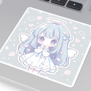 Adesivo de anjo kawaii Adesivo de anjo Adesivo kawaii Adesivo de anime Adesivo decora Adesivo harajuku Adesivo japonês Adesivo pastel fada kei