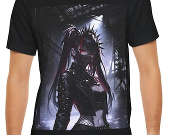 Cyberpunk Tshirt Anime Tee Anime tshirt Waifu t-shirt Manga tee Manga tshirt Manga art shirt Anime shirt Hentaii Shirt Japanese Streetwear