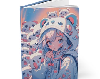 Anime Journal Anime Notebook Japanese Journal Anime Art Journal Anime Girl Notebook Anime Gift Dream Journal Anime Gift For Girl Kawaii