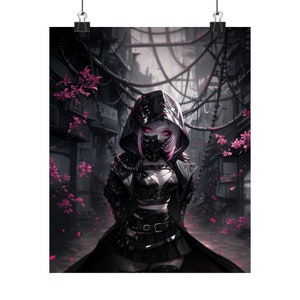 Anime Girl Poster Anime Poster Anime Art Print Cyberpunk Poster Waifu Poster Japanese Art Manga Poster Anime Home Decor Anime Wall Art